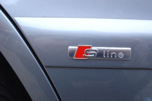 emblema audi s-line bandou grila portbagaj metalica