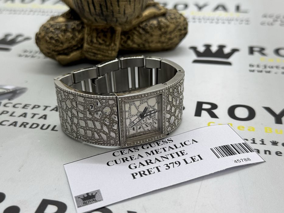 Amanet Royal : Ceas Guess / Curea Metalica / Garantie