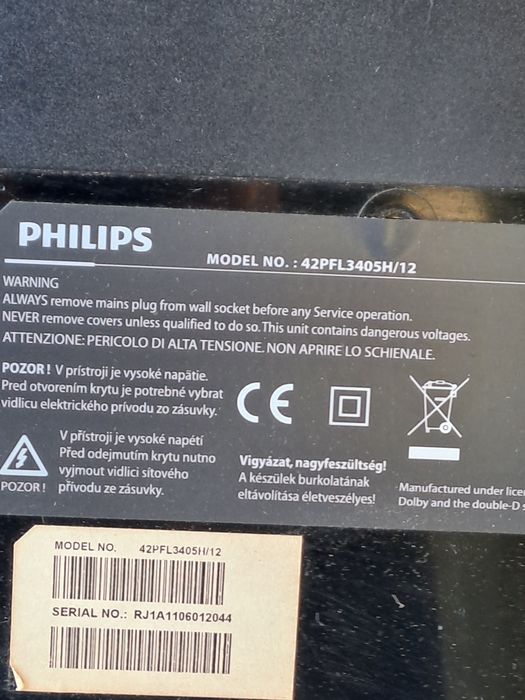 Tv Philips 42PFL3405H/12