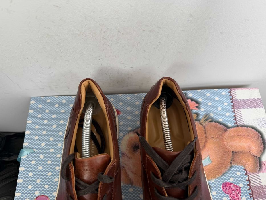 Tommy Hilfiger Premium Leather Cupsole Cognac''оригинални сникърси