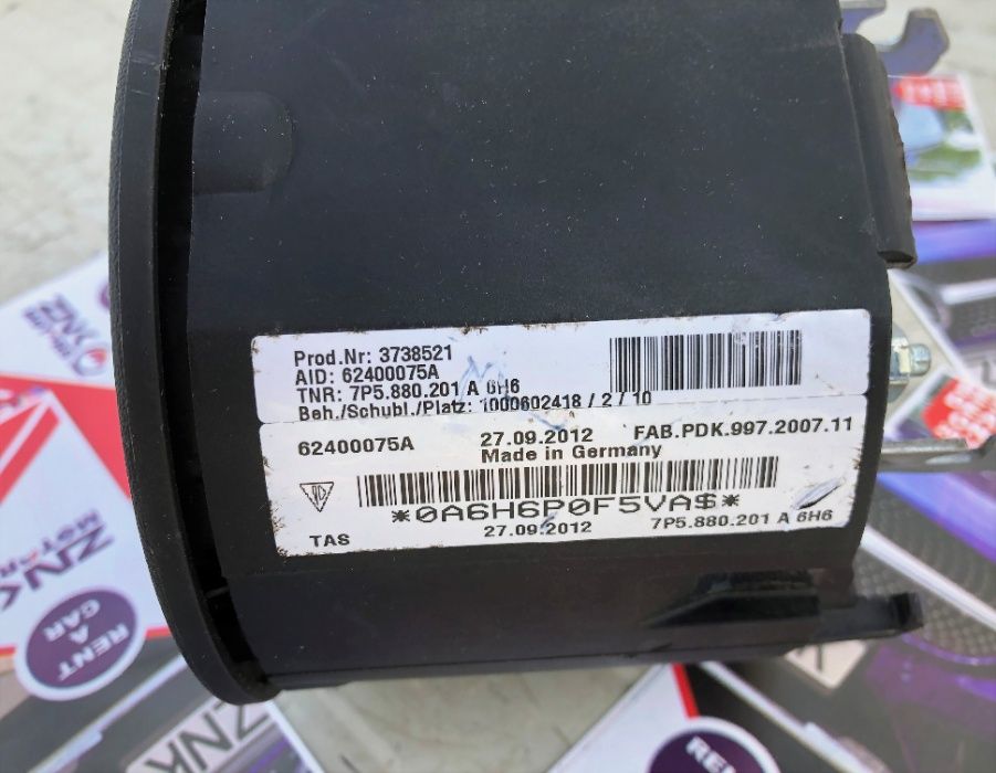 Porsche Cayenne 7p Panamera 971 970 kit airbag plansa bord capsa volan
