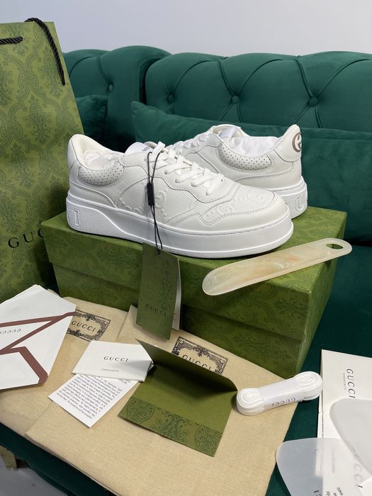 Adidasi Gucci GG piele naturala 100% Full Box