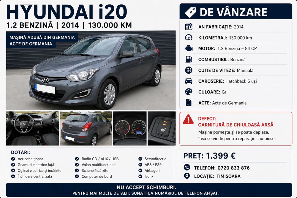 HYUNDAI i20 2014