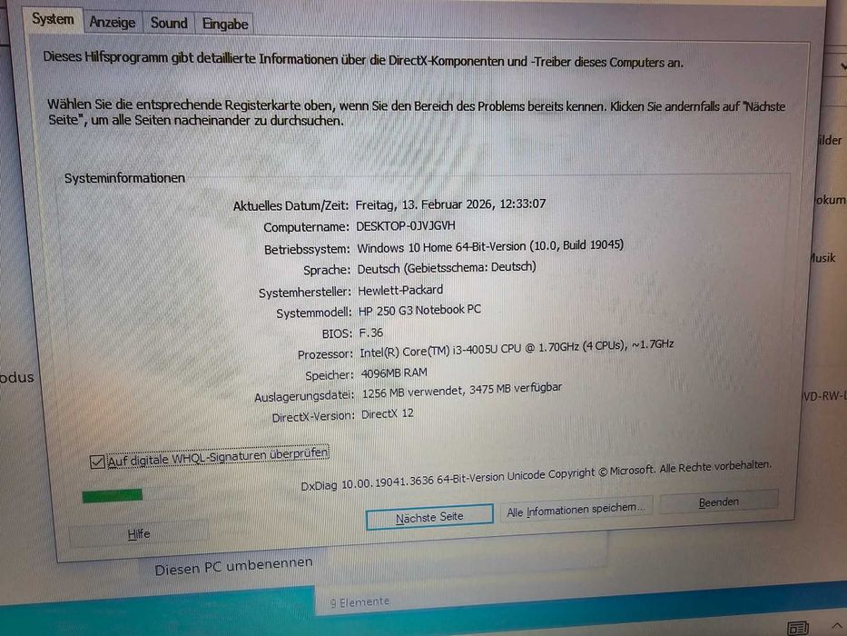 HP 250 G3 TPN-C117 Intel I3 generatia 4a 4gb ram