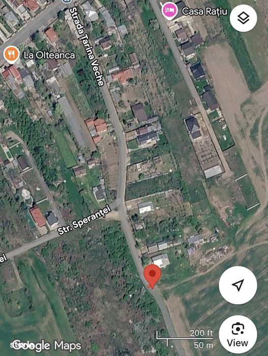 Intravilan  curți construcții asfalt cu apă și canal 10 m curent la 20