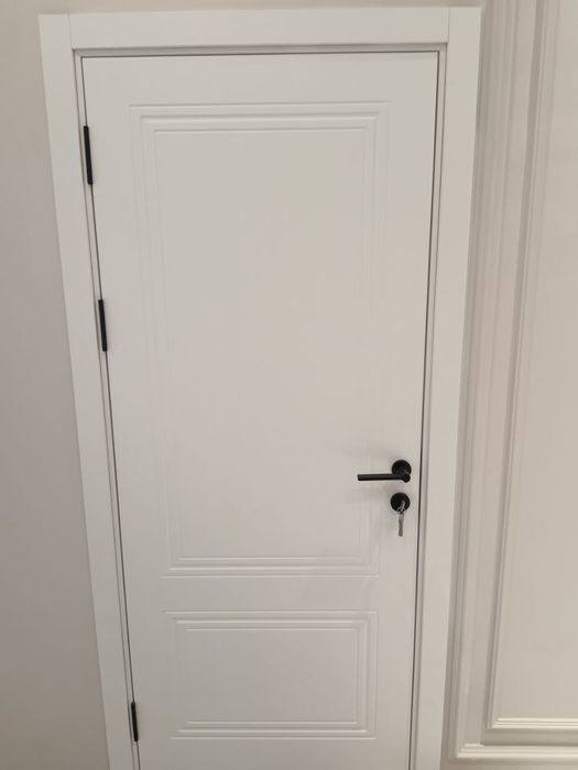 Установка межкомнатных дверей и плинтусов