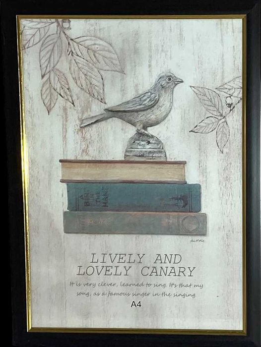 Фоторамка А4, фоторамка 21х30, бел-золотистый цвет, 3 шт в комплекте