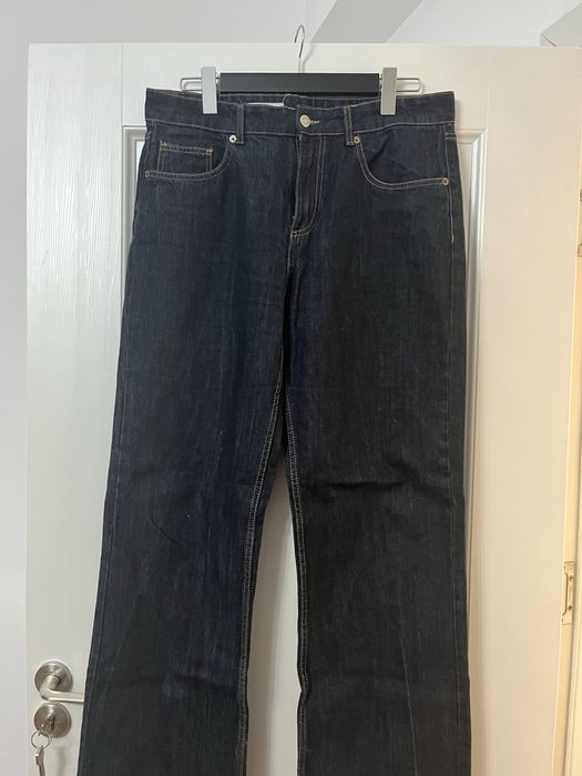 Blugi albastru inchis marime XL