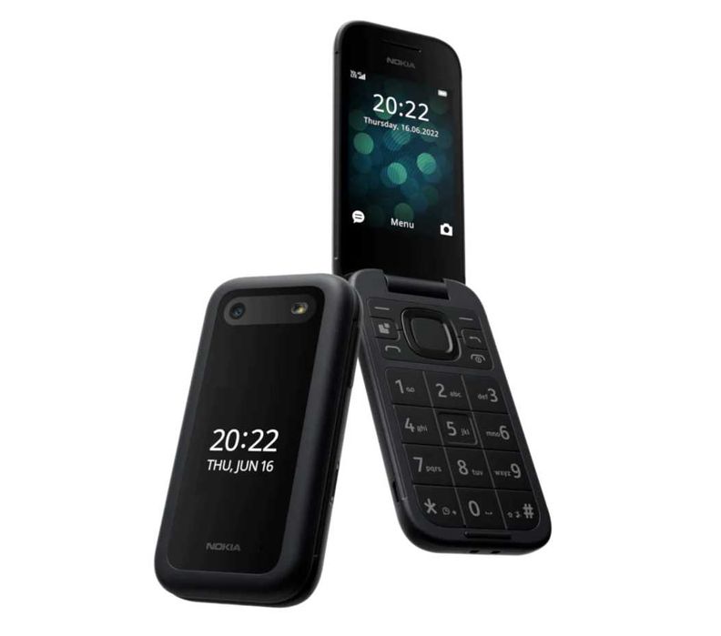 Telefon mobil Nokia 2660 Flip, Dual SIM, 4G, Black