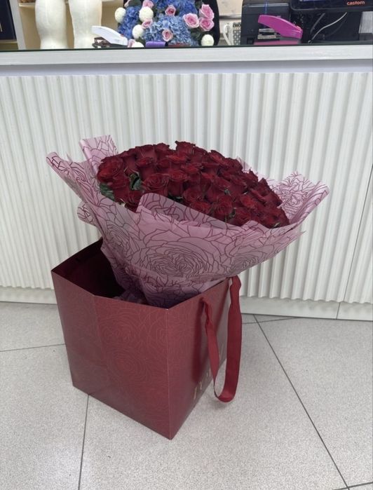 Букет цветы роза