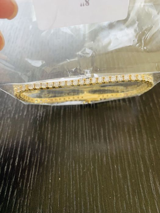 Bratara aurie din oțel inoxidabil noua.