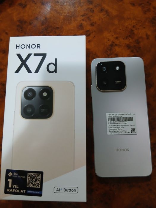 Honor X7D yangi.