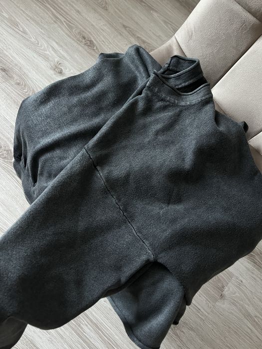 Двойка трикотаж серого цвета