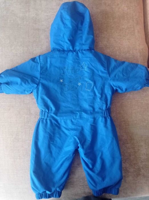 Зимен гащеризон бебе - 6-12 м и бонус зимни шапки и ръкавички