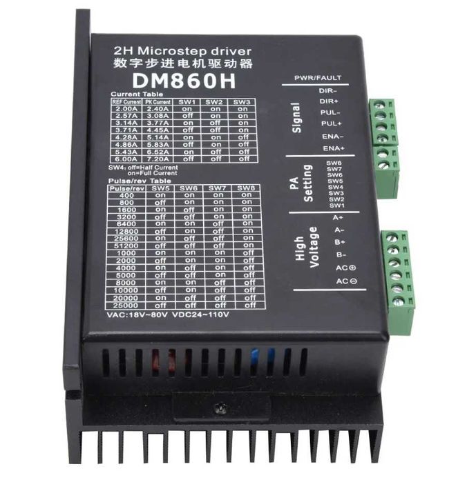 Драйвер DM860H для шаговых двигателей Nema 23/34, заменяет DMA860H
