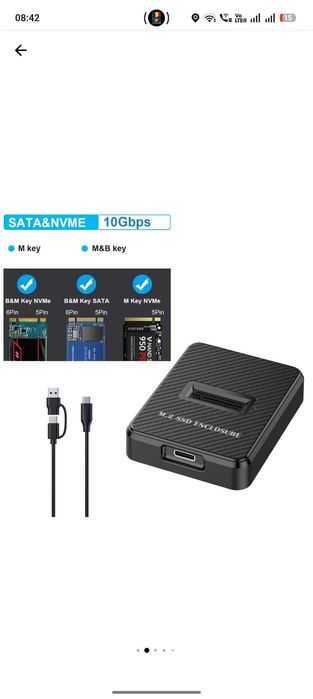 Dock ssd nvme m2