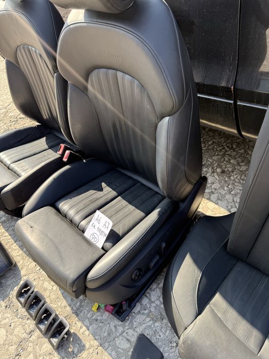 Кожен салон Sline Audi A6 A7 4G Facelift подгрев ЕЛ Ауди А6 ном 90