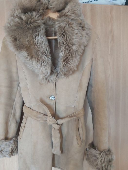 Cojoc din blana și piele naturala mărimea 38 sau S