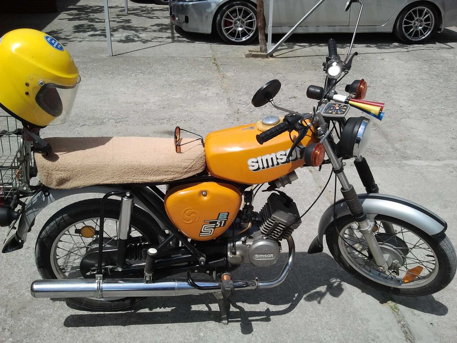 Продавам мотопед Simson S 51B, оригинал-1986 г.само за ценители
