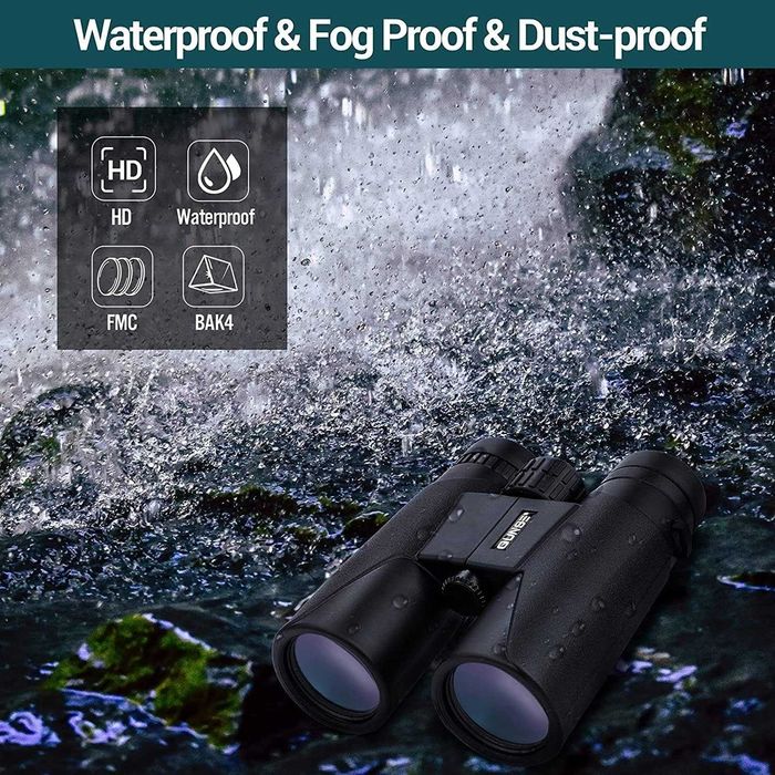 Binoclu QUNSE 12x42 cu adaptor pentru telefon,sigilat