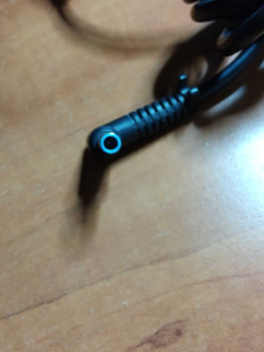 Incarcator laptop original HP 65W mufa albastra pin central