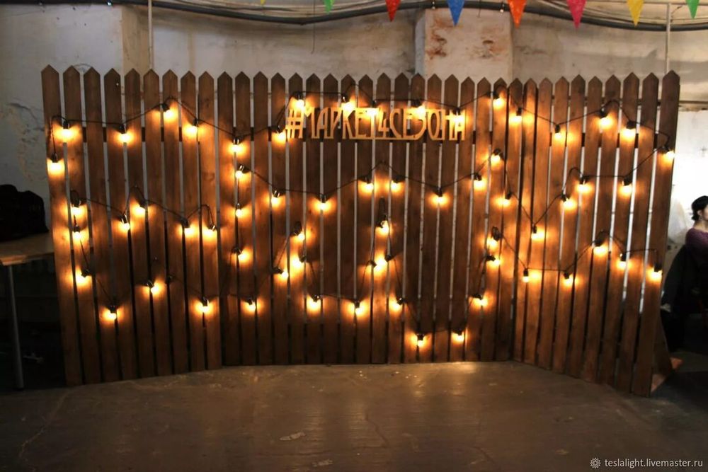 Освещение для Терассы , ретро гирлянда, Гирлянда лампа