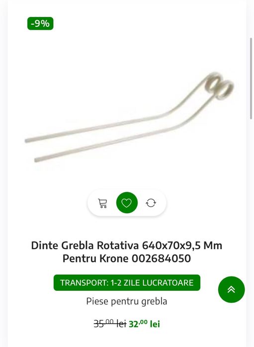 Piese dezmembrare grebla Krone