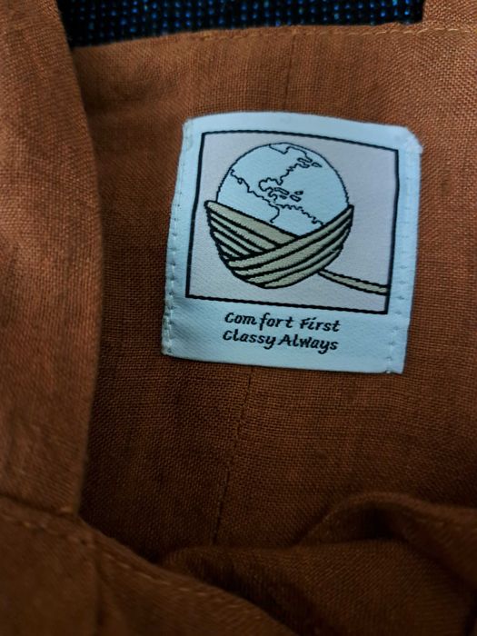 Дълга ленена рокля от марката Linennaive