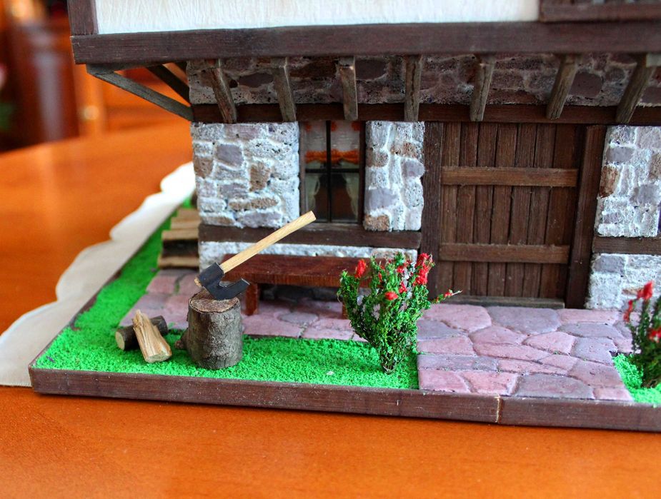 Възрожденска къща макет диорама