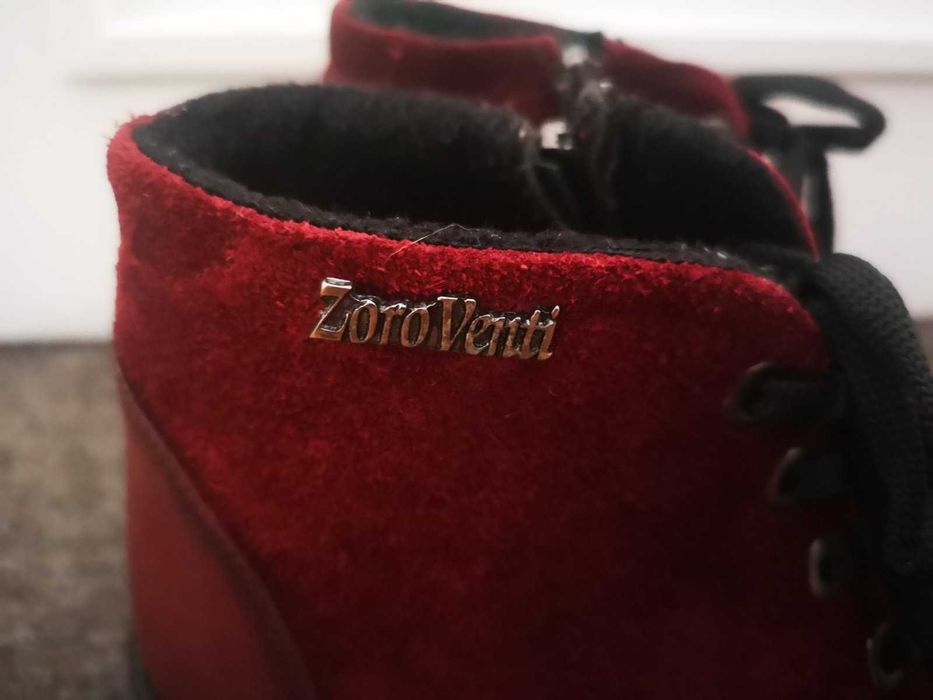 Зимни, италиански боти 36-ти номер от естествена кожа като нови