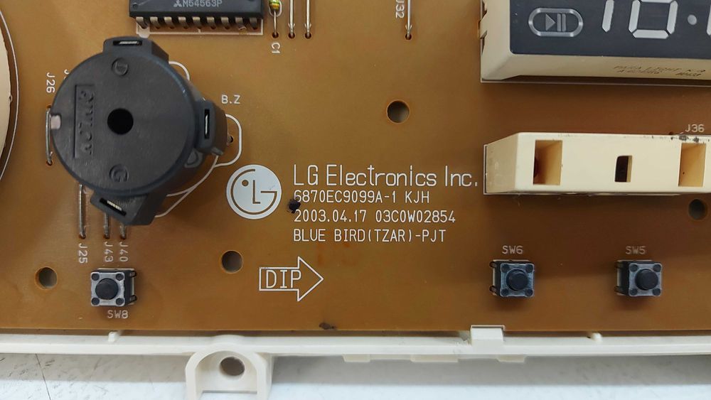 Placa electronica de comanda Masina de spalat LG WD 80150 / C154