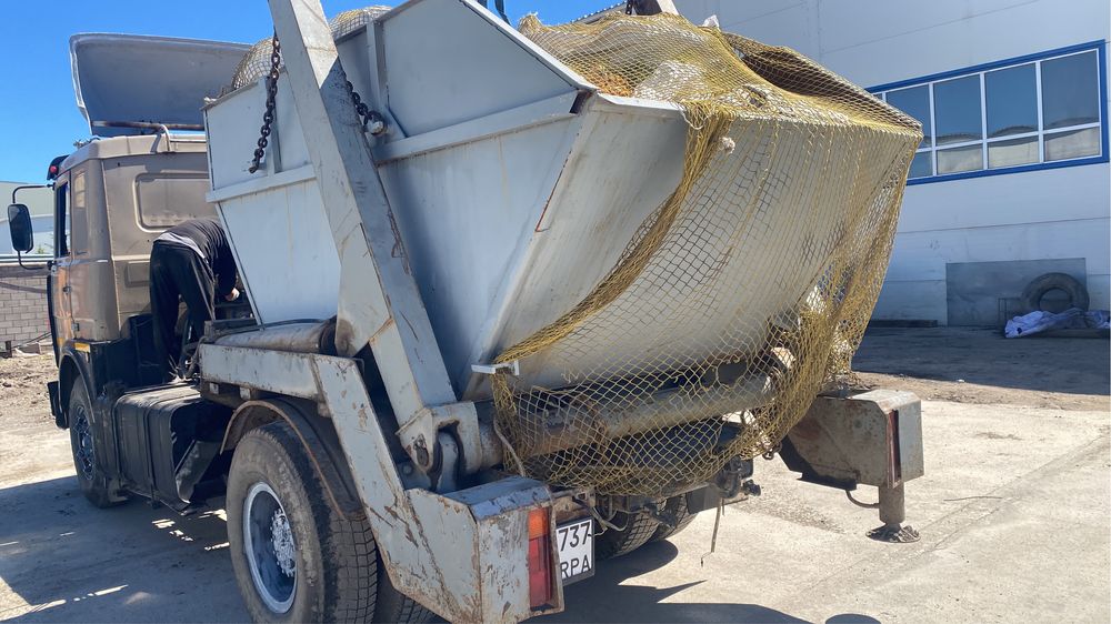 Вывоз мусора бункер, лодка, бункеровоз