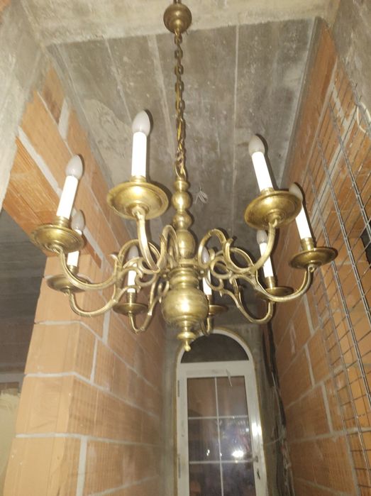 Candelabru alama antic 8 brate reglabil la inaltime