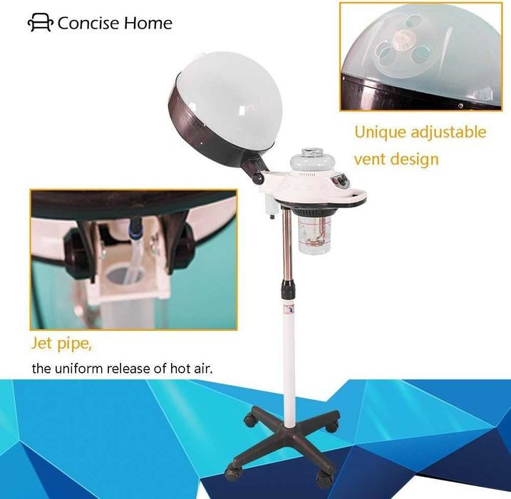 Concise Home Професионален уред за оформяне на коса с пара, регулируем