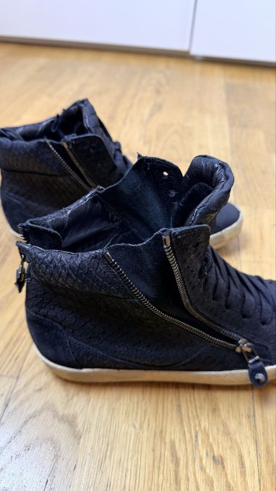 Sneakers înalți Kennel & Schmenger – Piele naturală texturată marimea 39