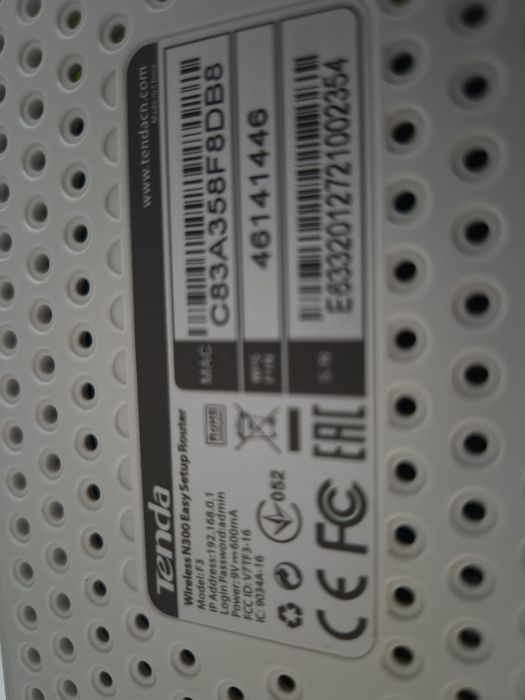 Router wireless  Tenda F3 N300 3 antene fixe
