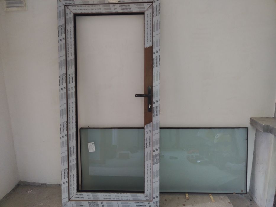 Ușă termopan/tripan 5 camere standard- stejar auriu