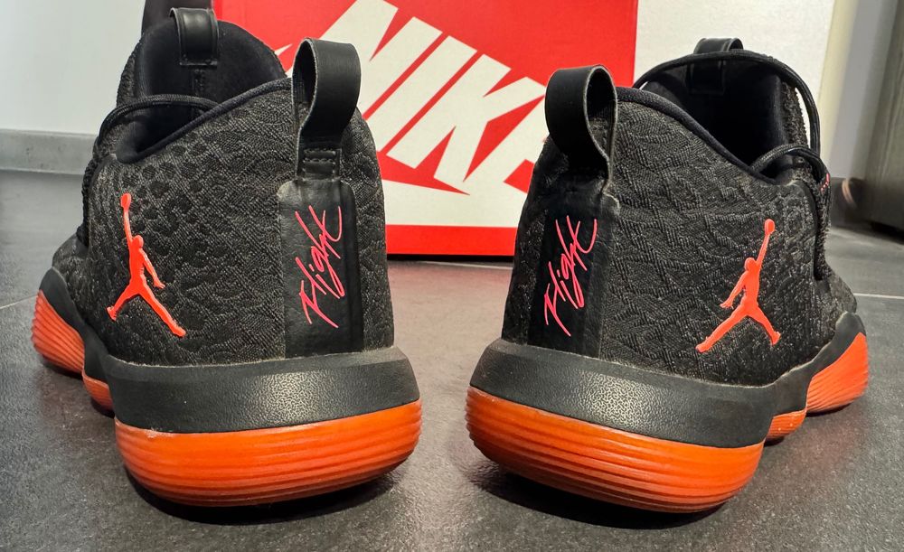 Маратонки Air Jordan Super Fly Low “Black Infrared” - 45 номер