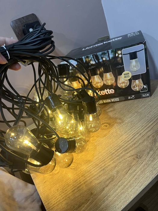 Топли LED лампички / гирлянд