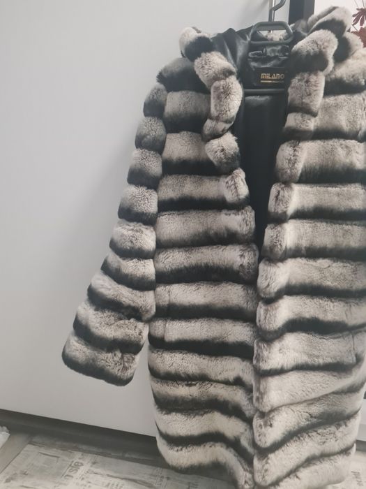 Haina blana naturala chinchila