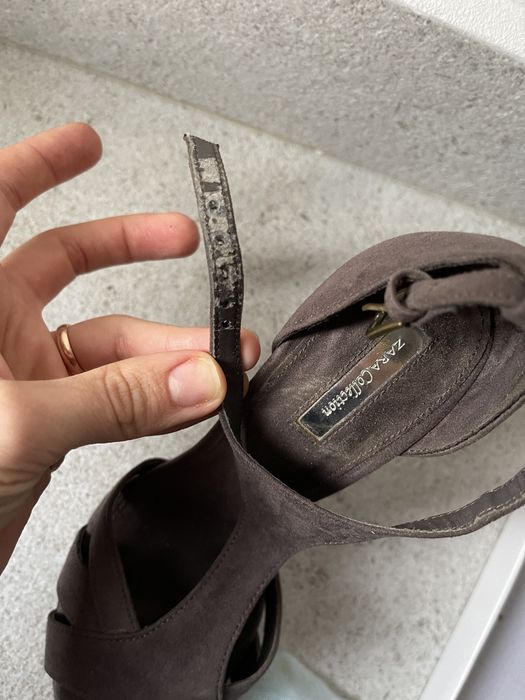 Sandale cu toc zara, 36