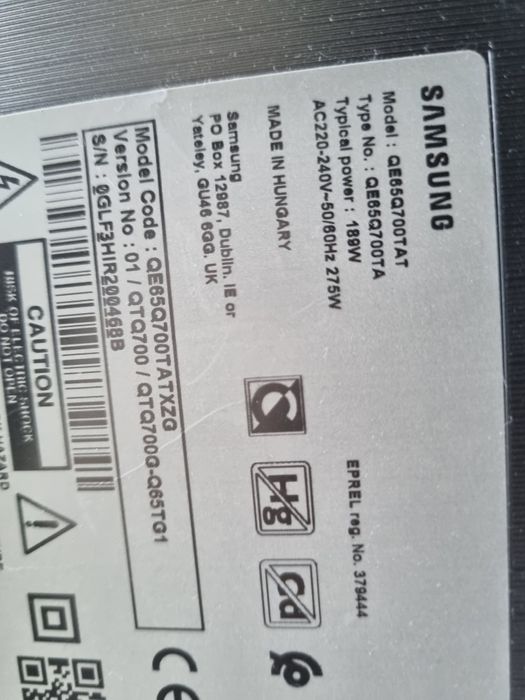 Телевизор SAMSUNG ,65 " , 8К