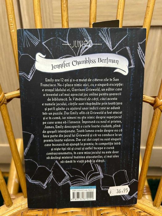 Vanatorii de carti, Jennifer Chambliss Bertman