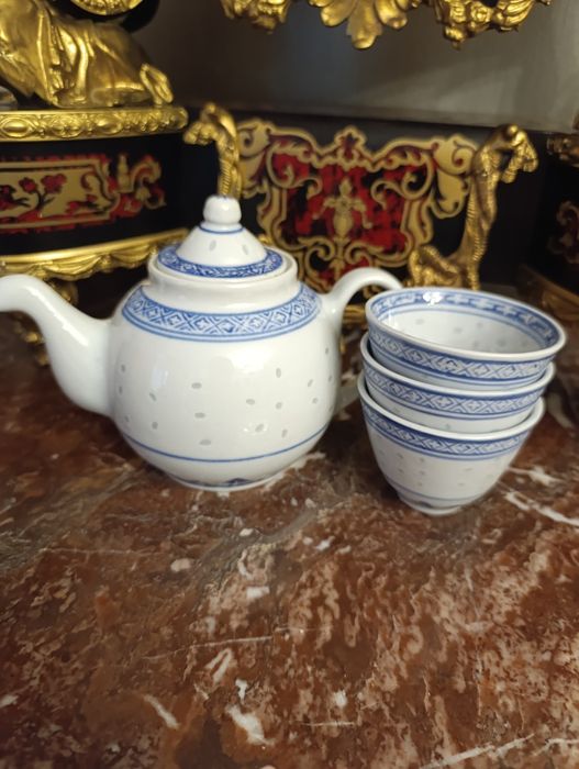 Китайский сервиз из рисового фарфора