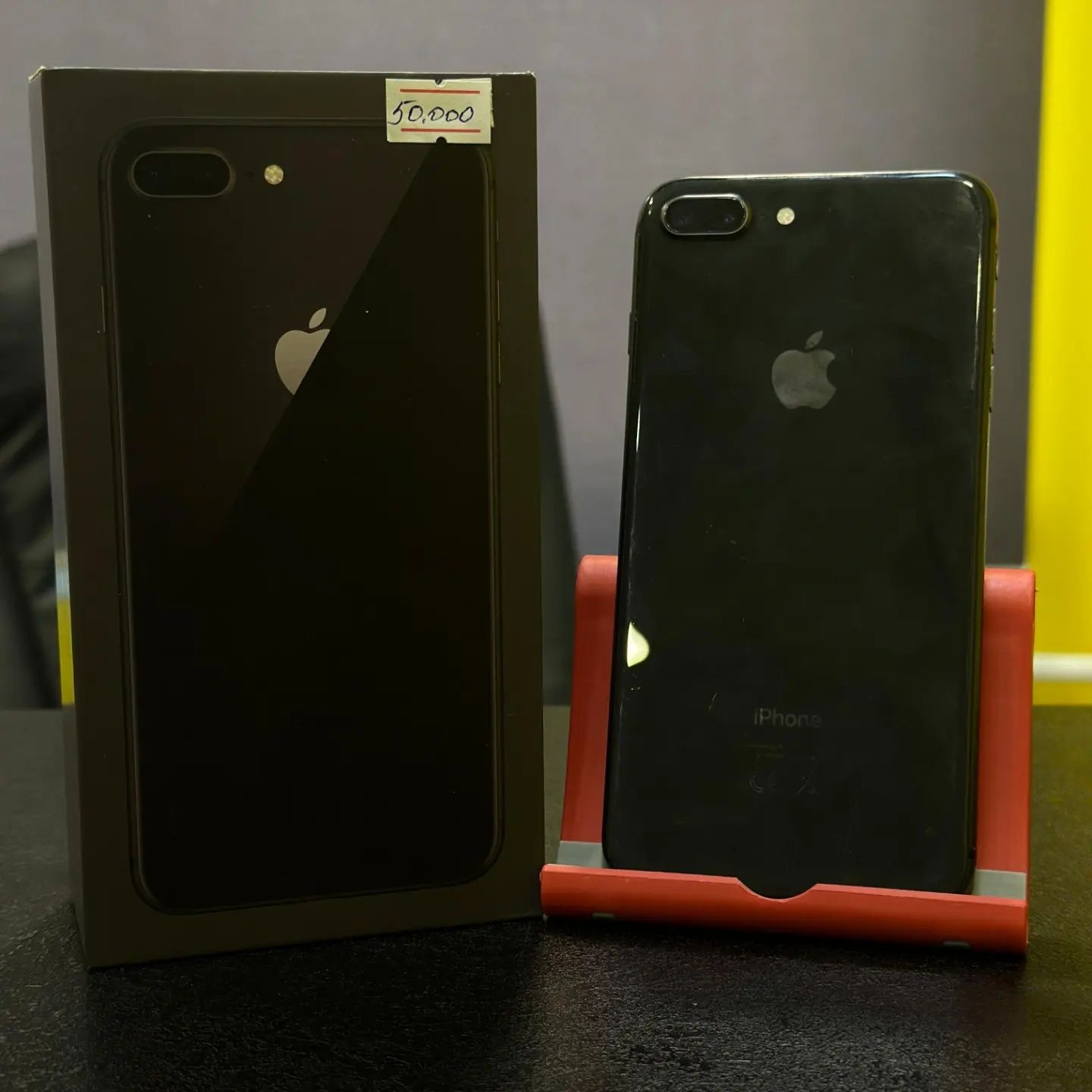 Iphone 8+, 100% акб;256гб, Kaspi Red: 50 000 тг. - Мобильные телефоны /  смартфоны Павлодар на Olx