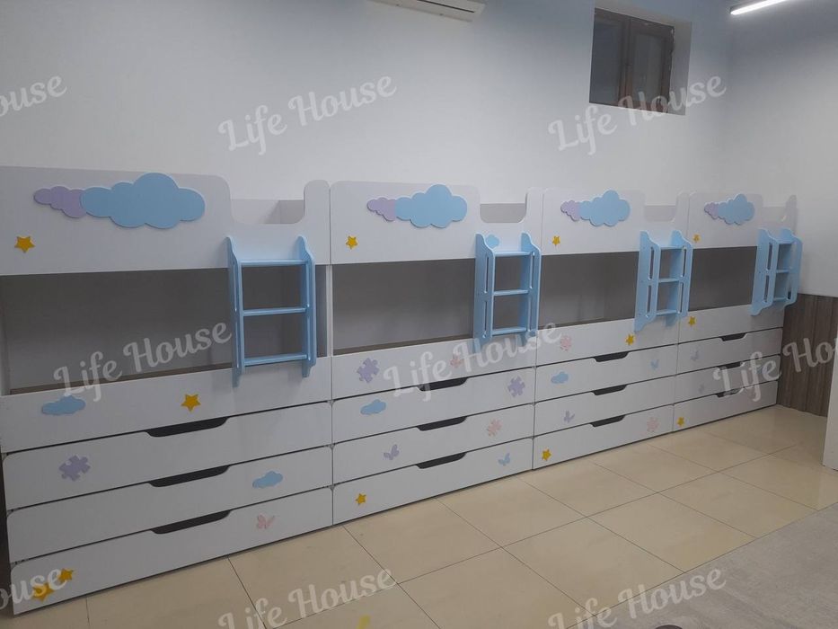 Bolalar bogchalari uchun mebel кровать karavat stol stul