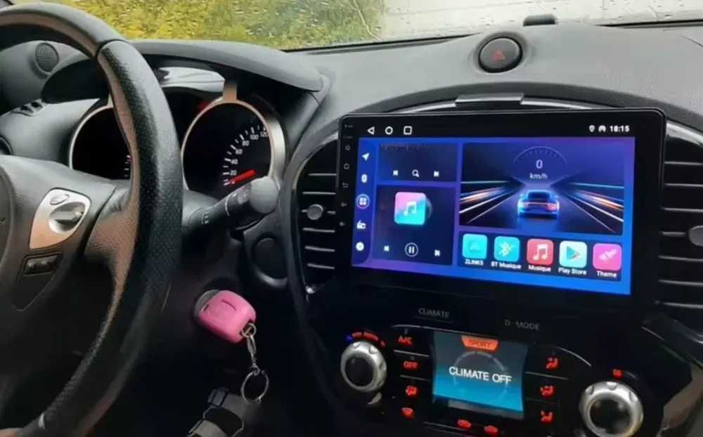 1-8GB Navigatie dedicata Android Nissan Juke 1 YF15 CARPLAY QLED DSP