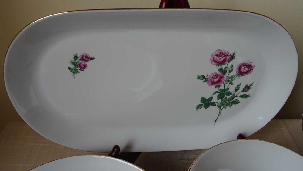 Сервиз за хранене, Kahla GDR 1968 - 1987 г порцелан от - 17части