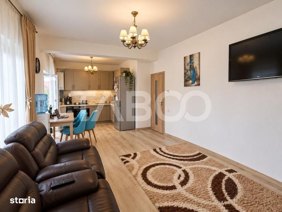 Apartament 2 camere 53 mpu etaj 1 terasa 38mp Selimbar Brana