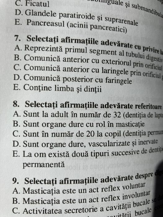 Vând teste biologie admitere tip 2 UMFT